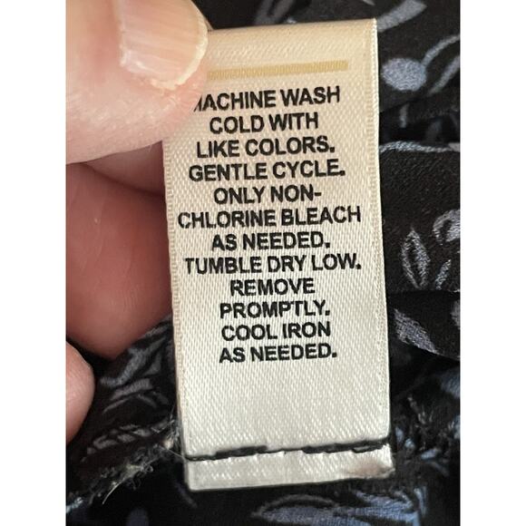 CATO Boho Peasant Top Blouse Size 18/20W Floral Fairy Pleated Floune Hem Stretch - Picture 7 of 10